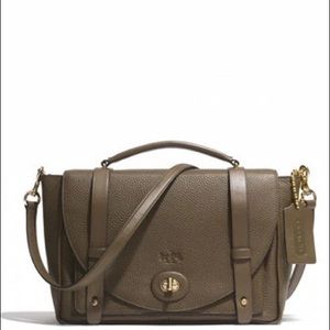 Coach Bleecker Brooklyn Medium Satchel in Olive